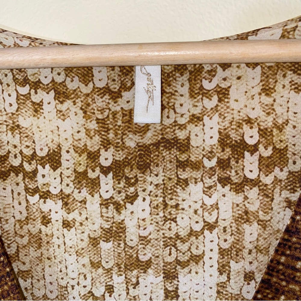 Gottex Tan and Brown Swim Cover-Up - Picture 5 of 7